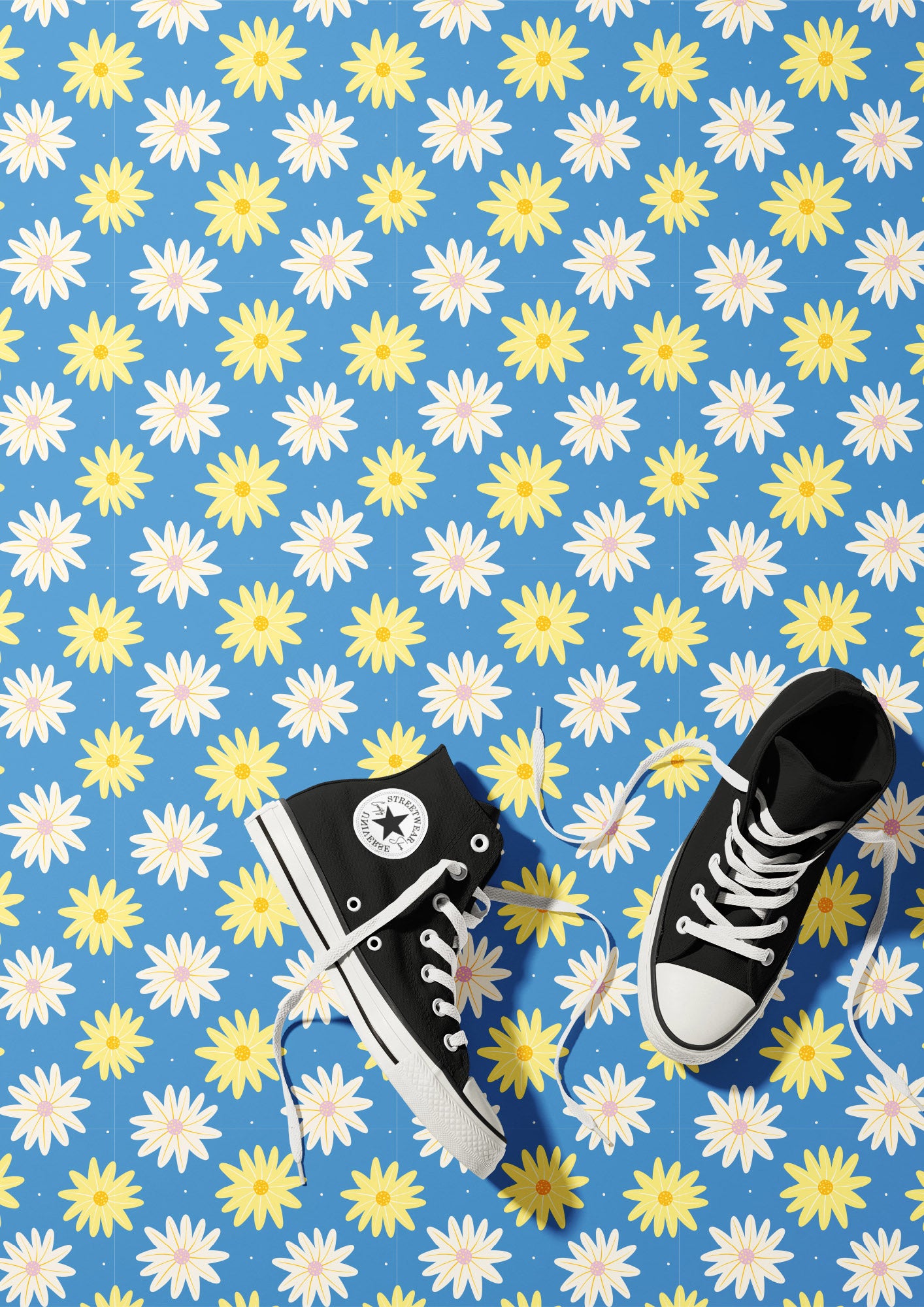 Bold Floral Large Tiles