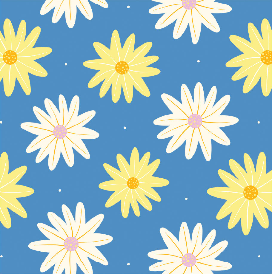 Bold Floral Large Tiles