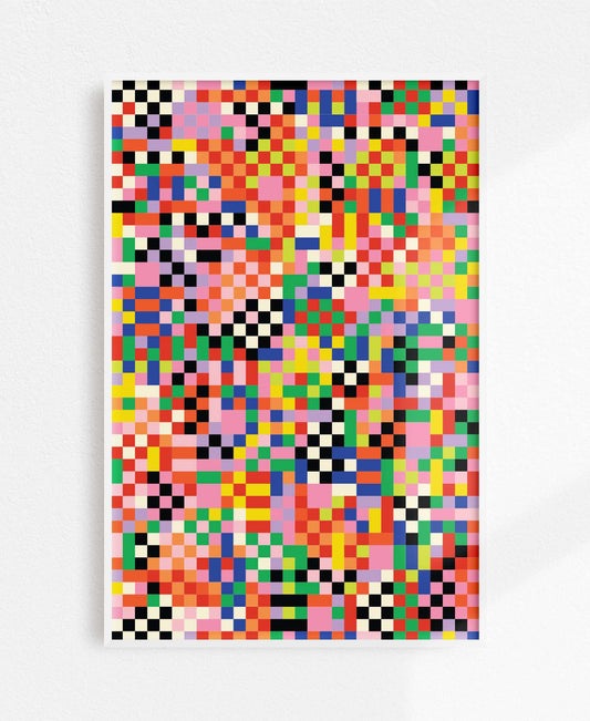 Pixel Party Art Print