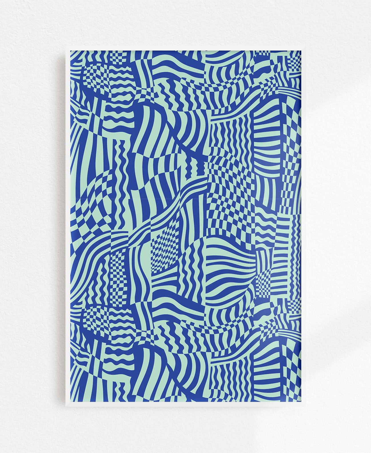 Wiggles and Waves Art Print