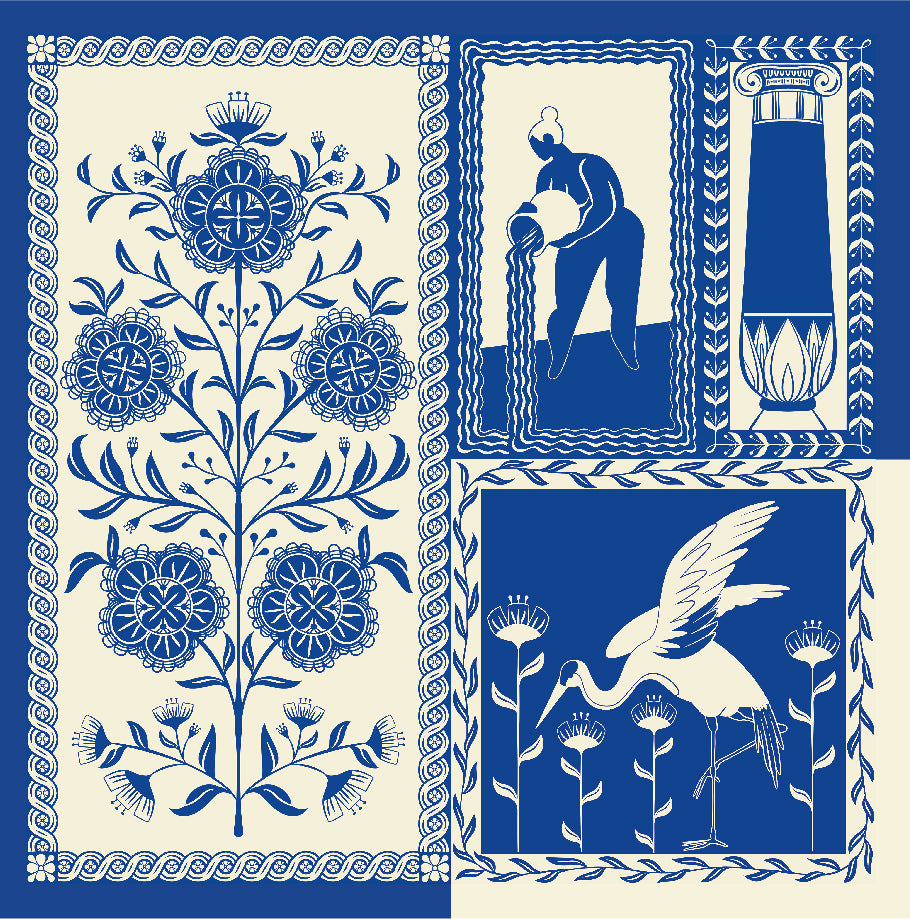 Ionic Delft Tile