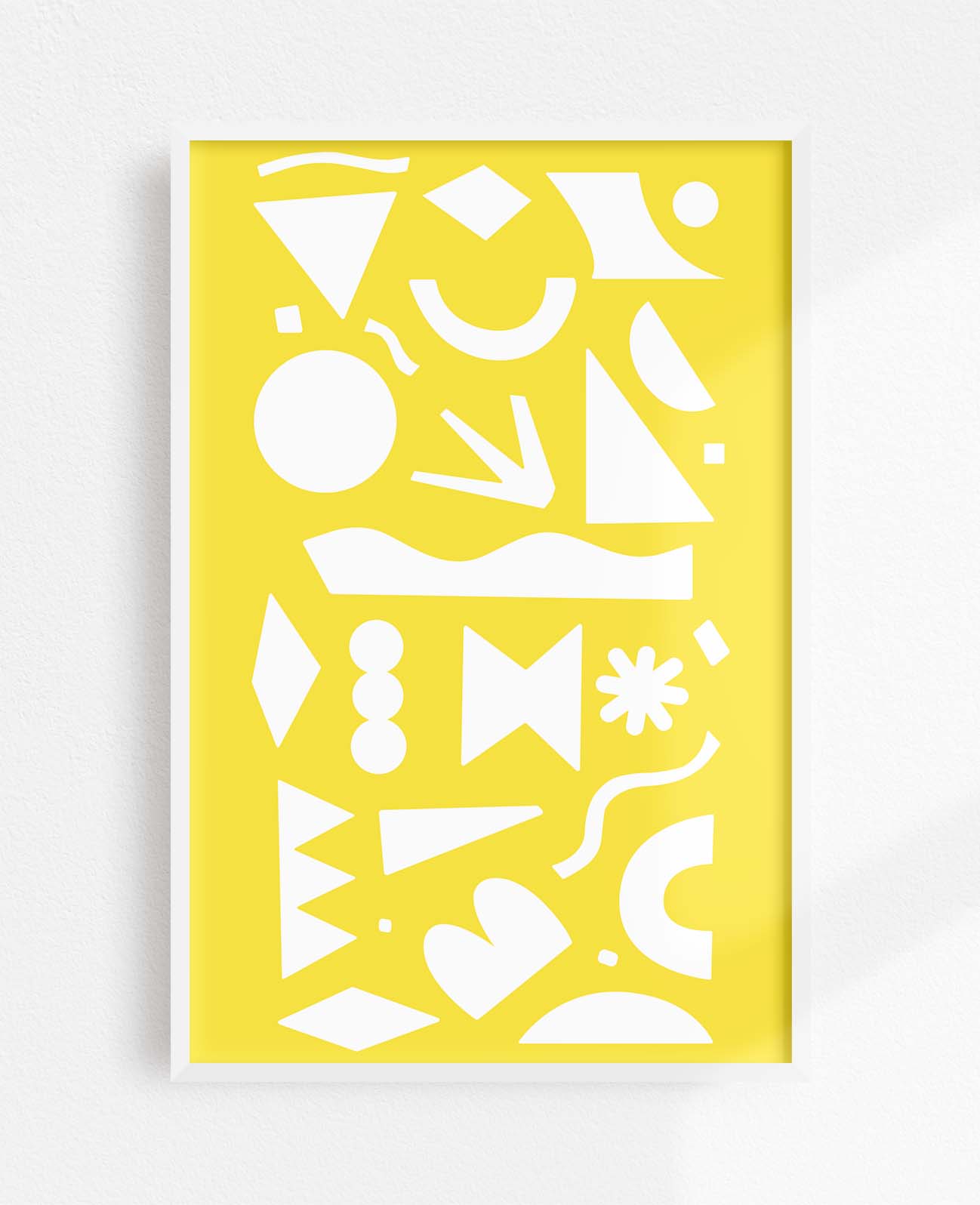 Shape Assembly Art Print