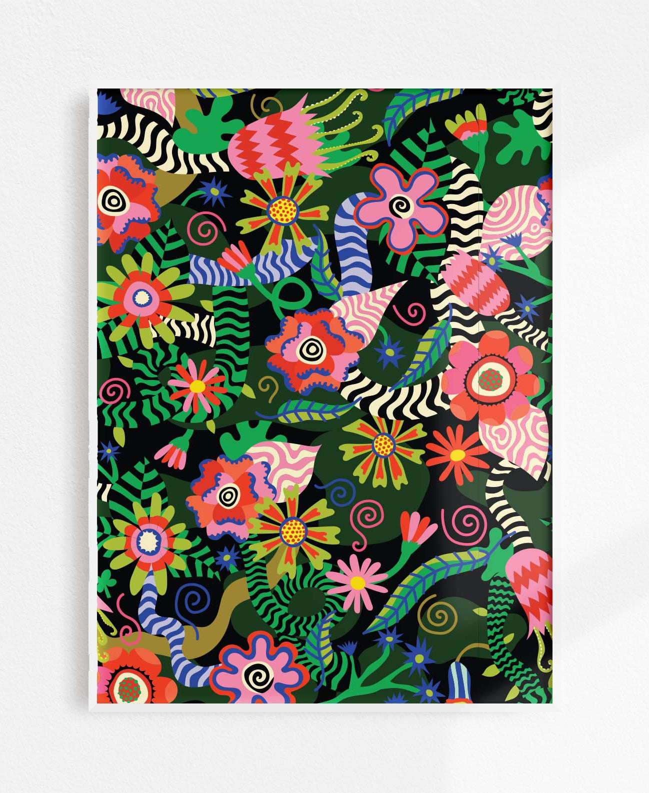 Flower Frenzy Art Print