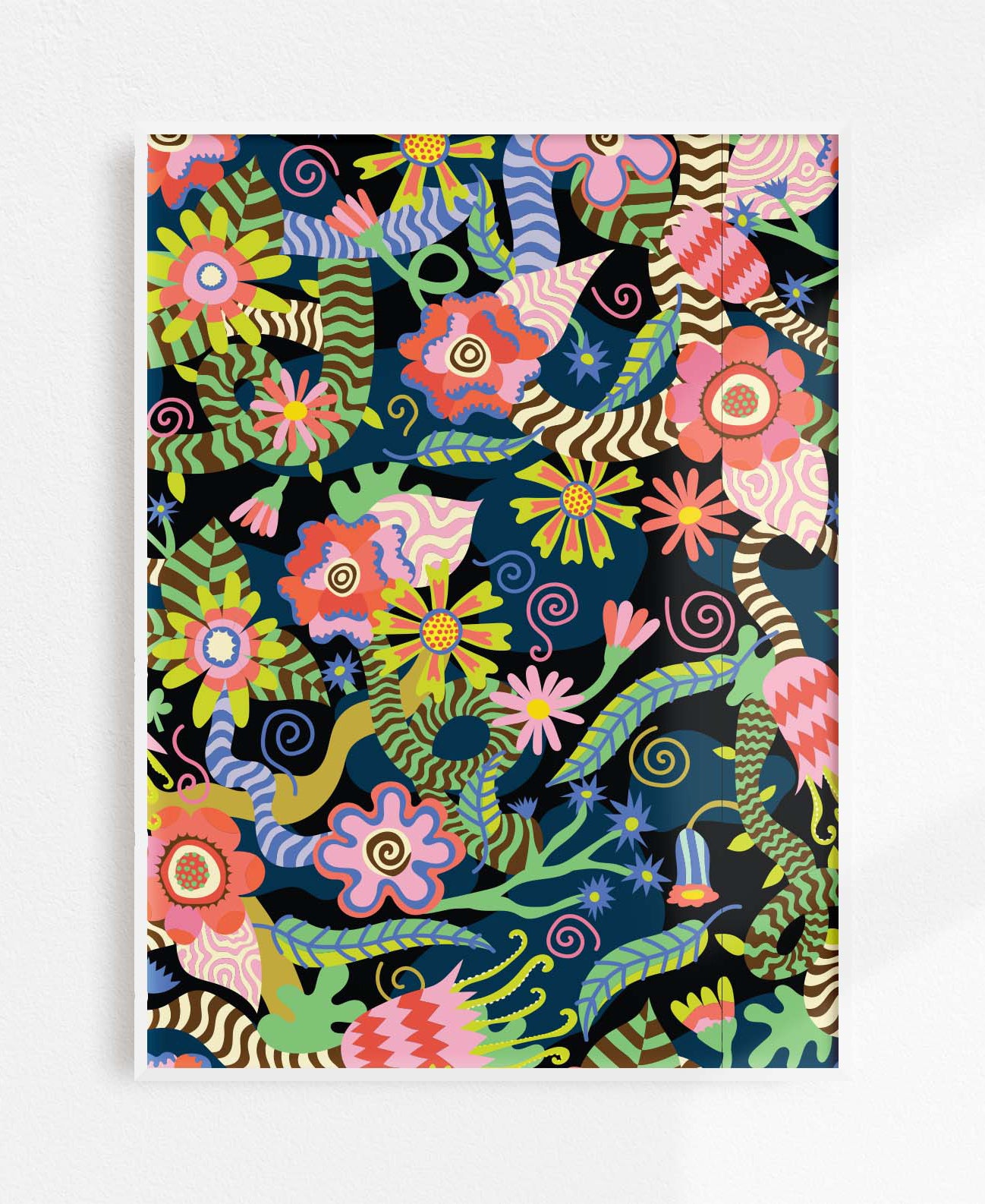 Flower Frenzy Art Print