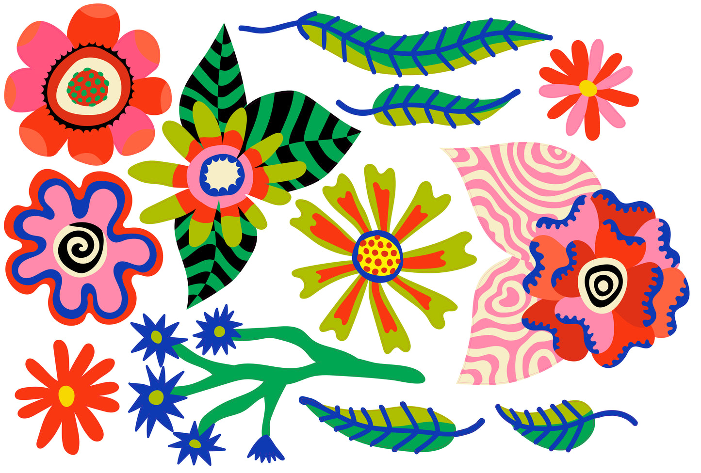 Flower Frenzy Decals